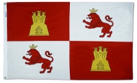 Lions & Castles, Nylon, H&G - 3' x 5'