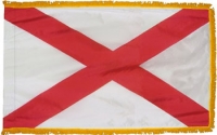 Alabama, Nylon, Indoor, Pole Sleeve, Fringe - 3' x 5'