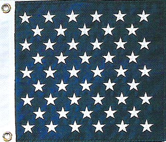 Nylon Union Jack Flag 13" X 15