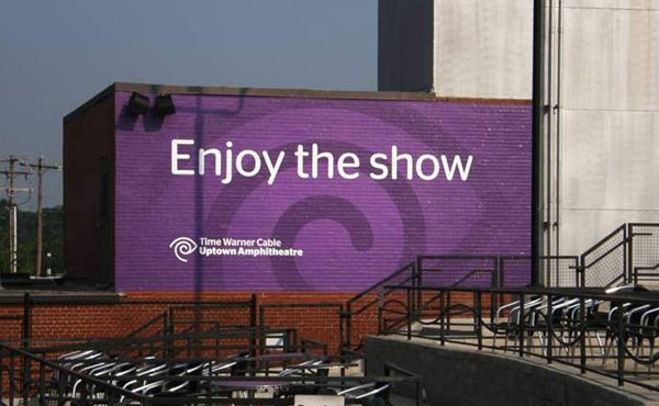 Custom Brick Decal for Time Warner Cable Uptown Amphitheater
