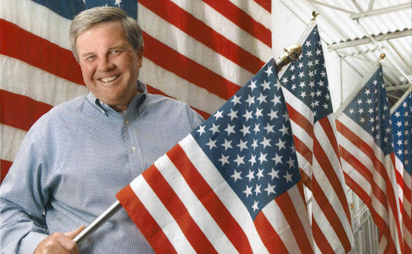 Ernie Creech, owner of Conder Flag Company