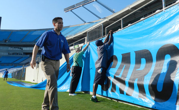 Stadium Banner Installation Services